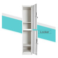 Bedroom steel furniture modern 2 door wardrobe padlock steel clothes locker